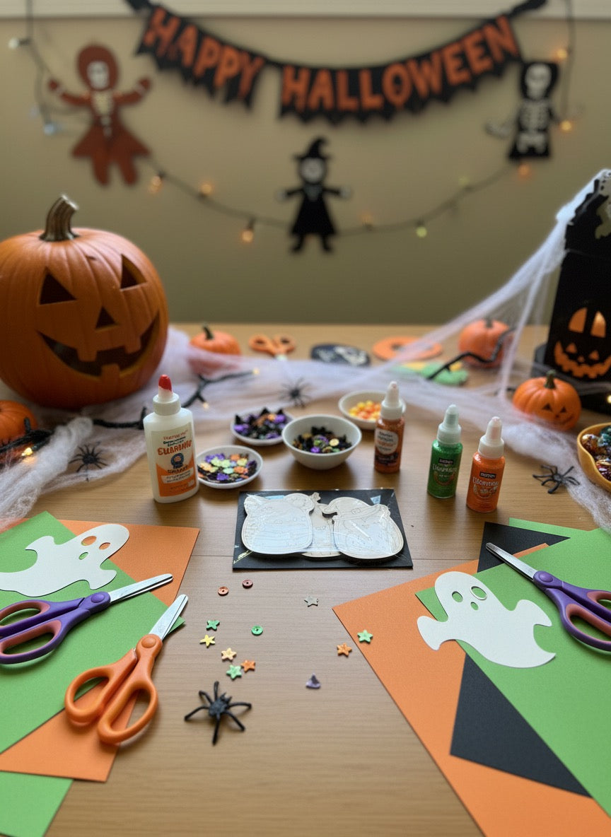 Halloween Squish Mallow Coloring/Painting Craft – 3 Piece Pack