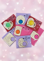 Handmade Wooden Valentine Playdough Kit