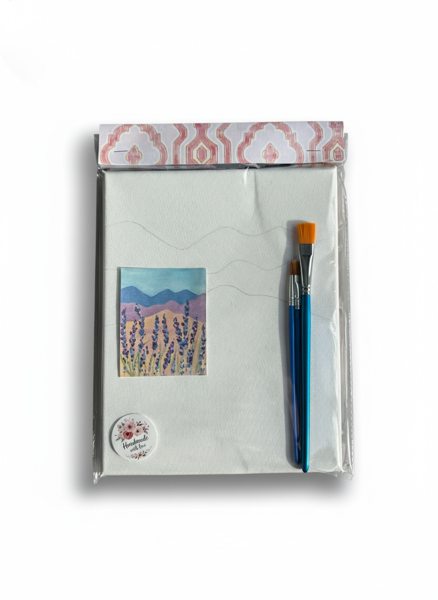 Lavender Fields Canvas Art Kit