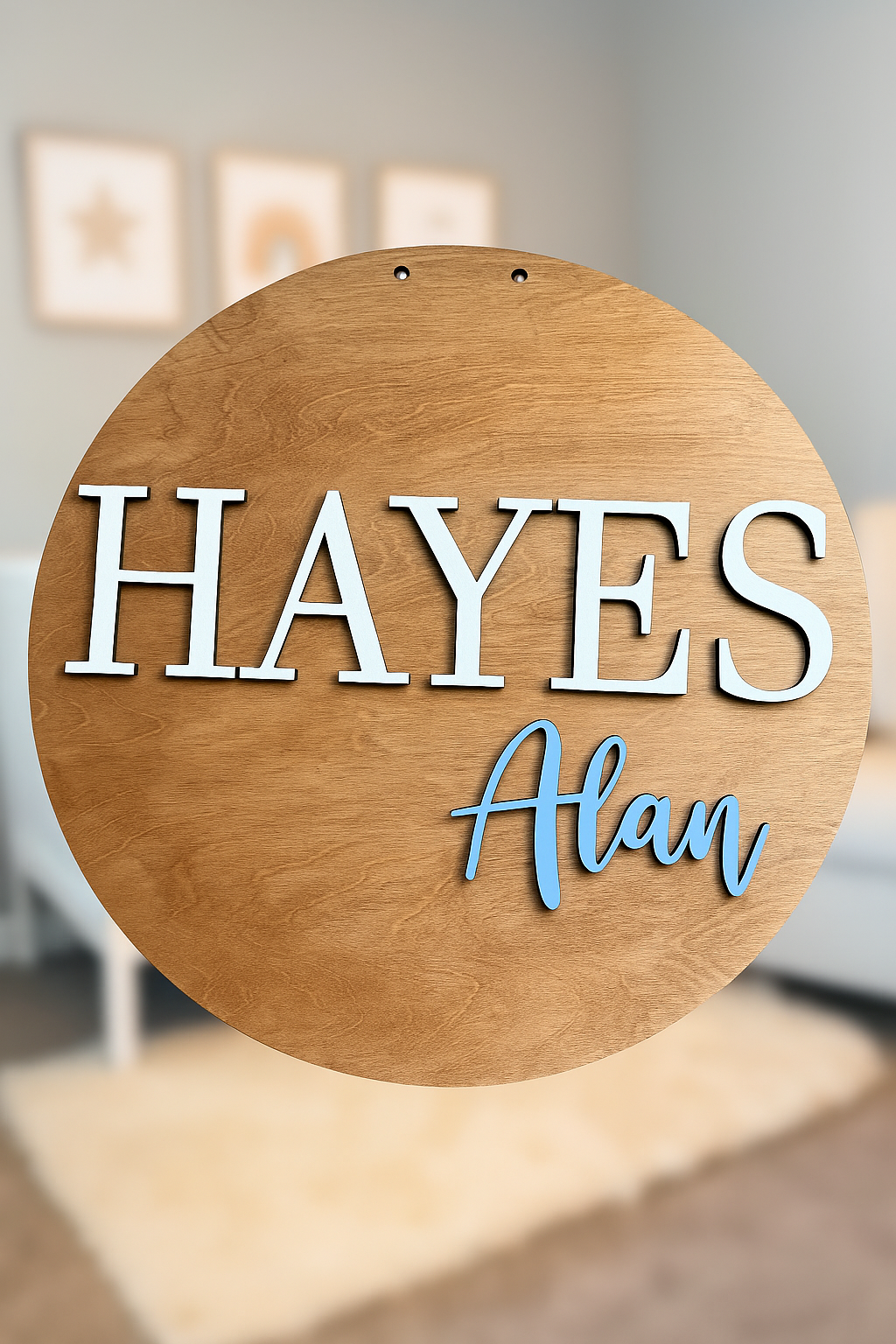 Custom Baby Name Nursery Decor