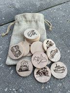 Kids Wooden Matching Game Set – Educational Montessori Toy for Toddlers and Preschoolers