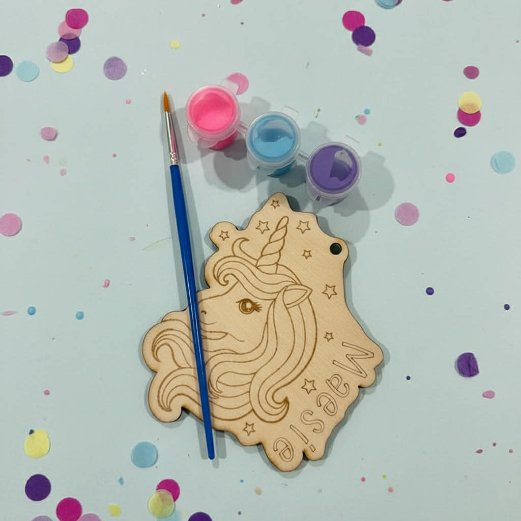 Custom Name Unicorn Craft