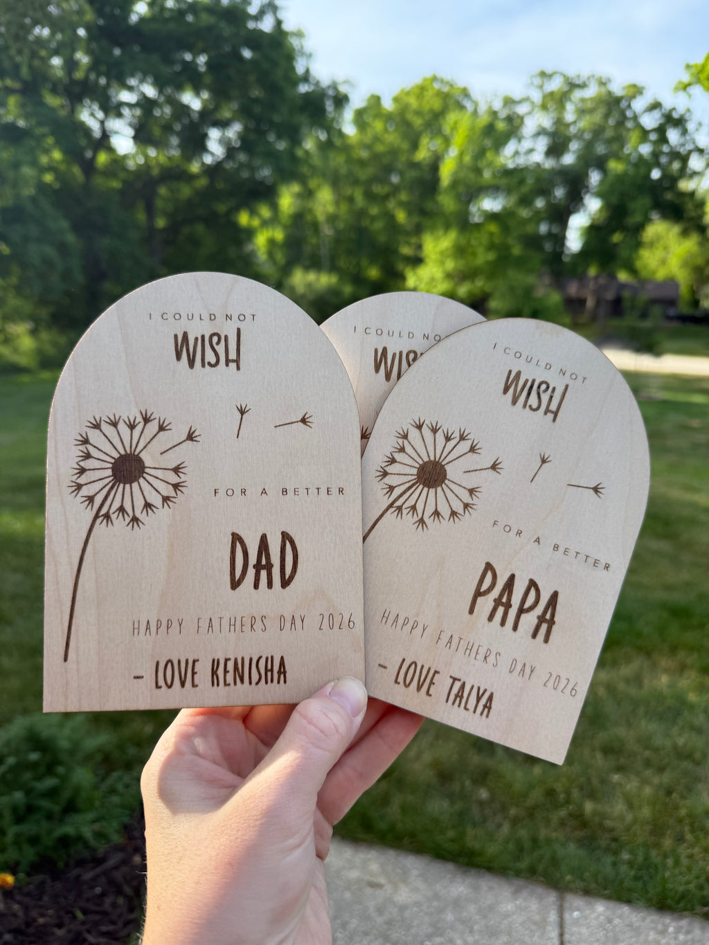 “I Could Not Wish for a Better Daddy” Keepsake 🌼💗