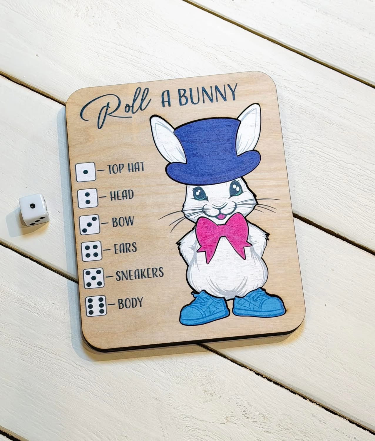 Roll A Bunny Dice Game