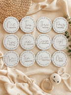 Custom Engraved Baby Milestone Discs
