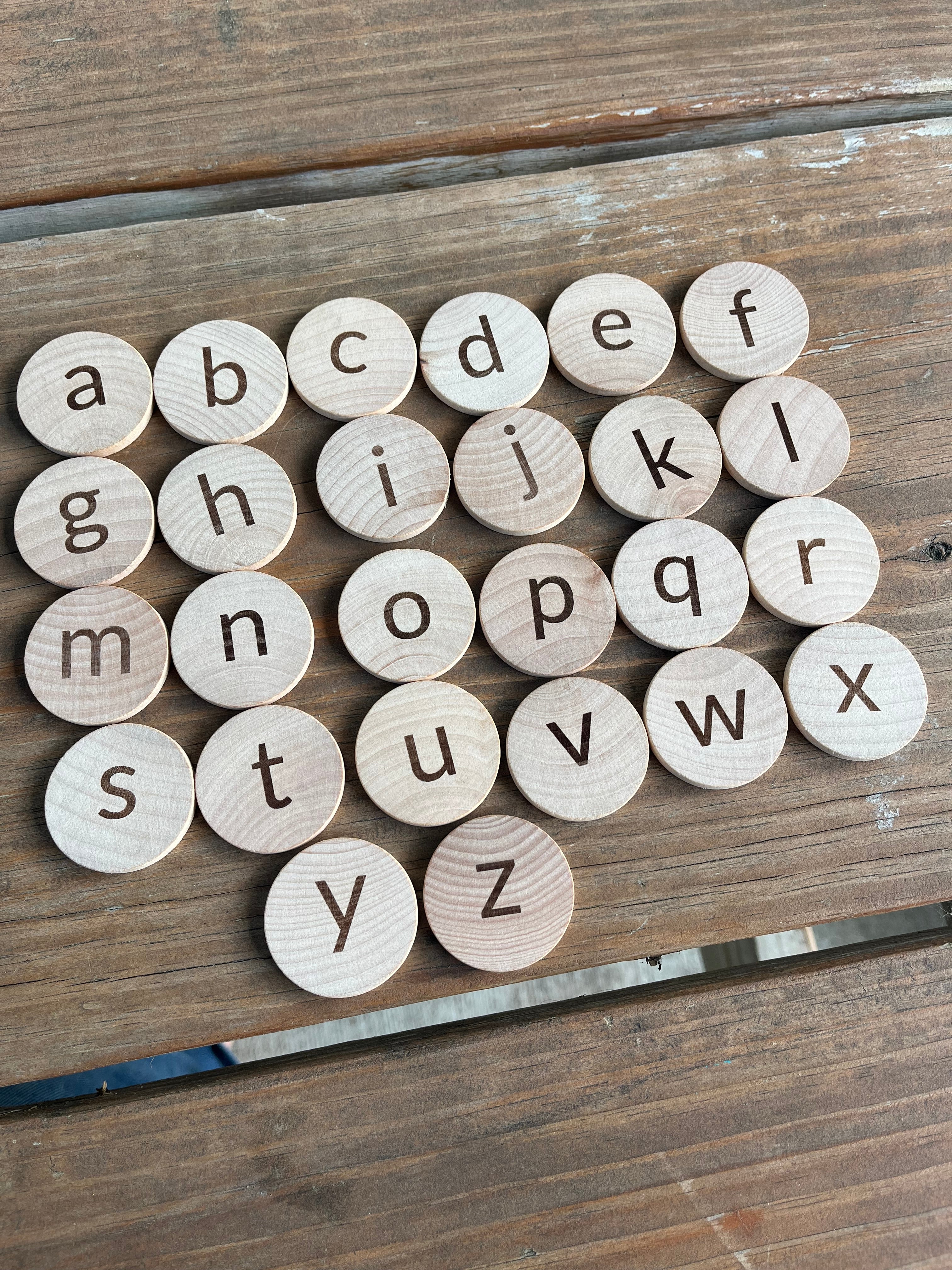 Kids Wooden Alphabet Game Set – Uppercase & Lowercase Letter Matching Toy for Early Learning (Ages 2-6)