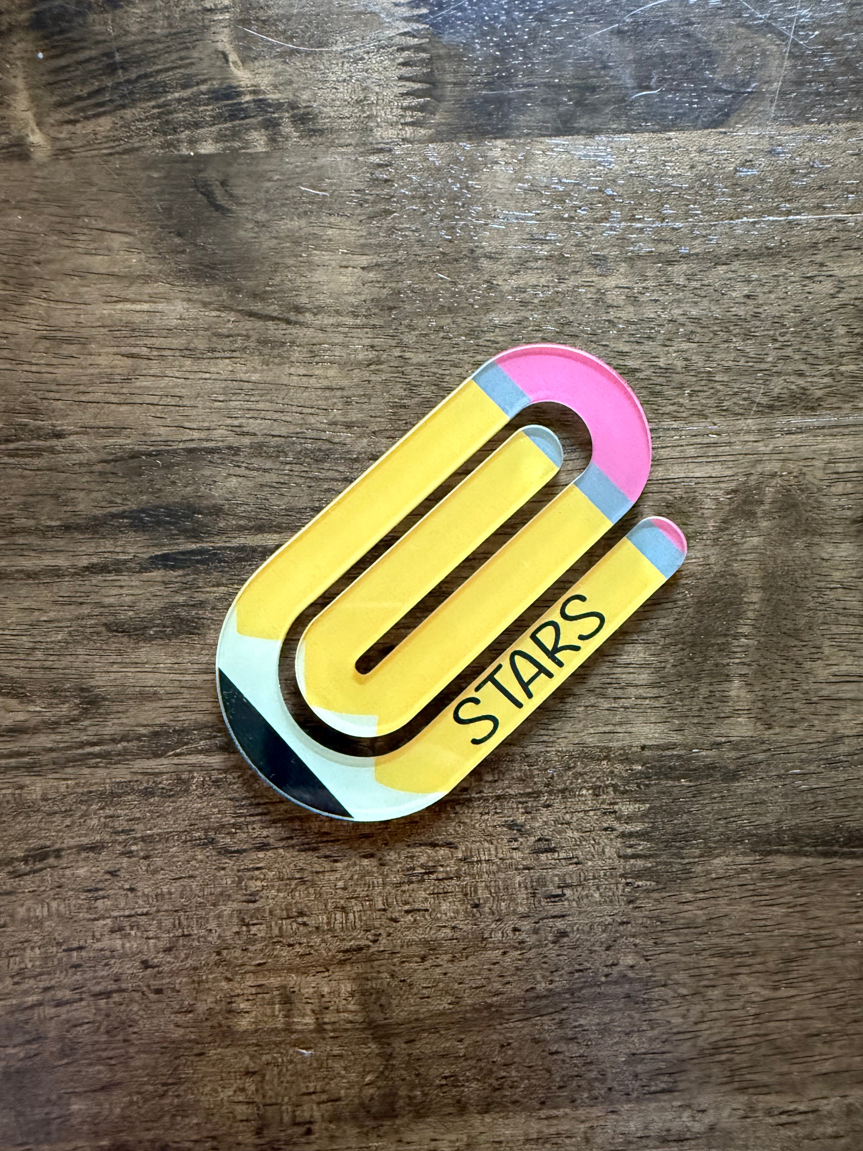 Acrylic Paperclip Teacher Name