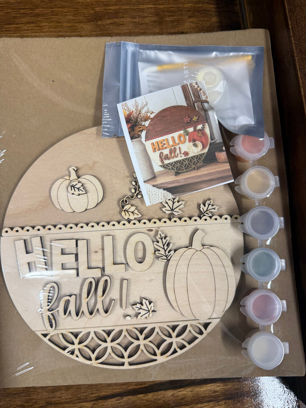 Hello Fall Round Mini Kit