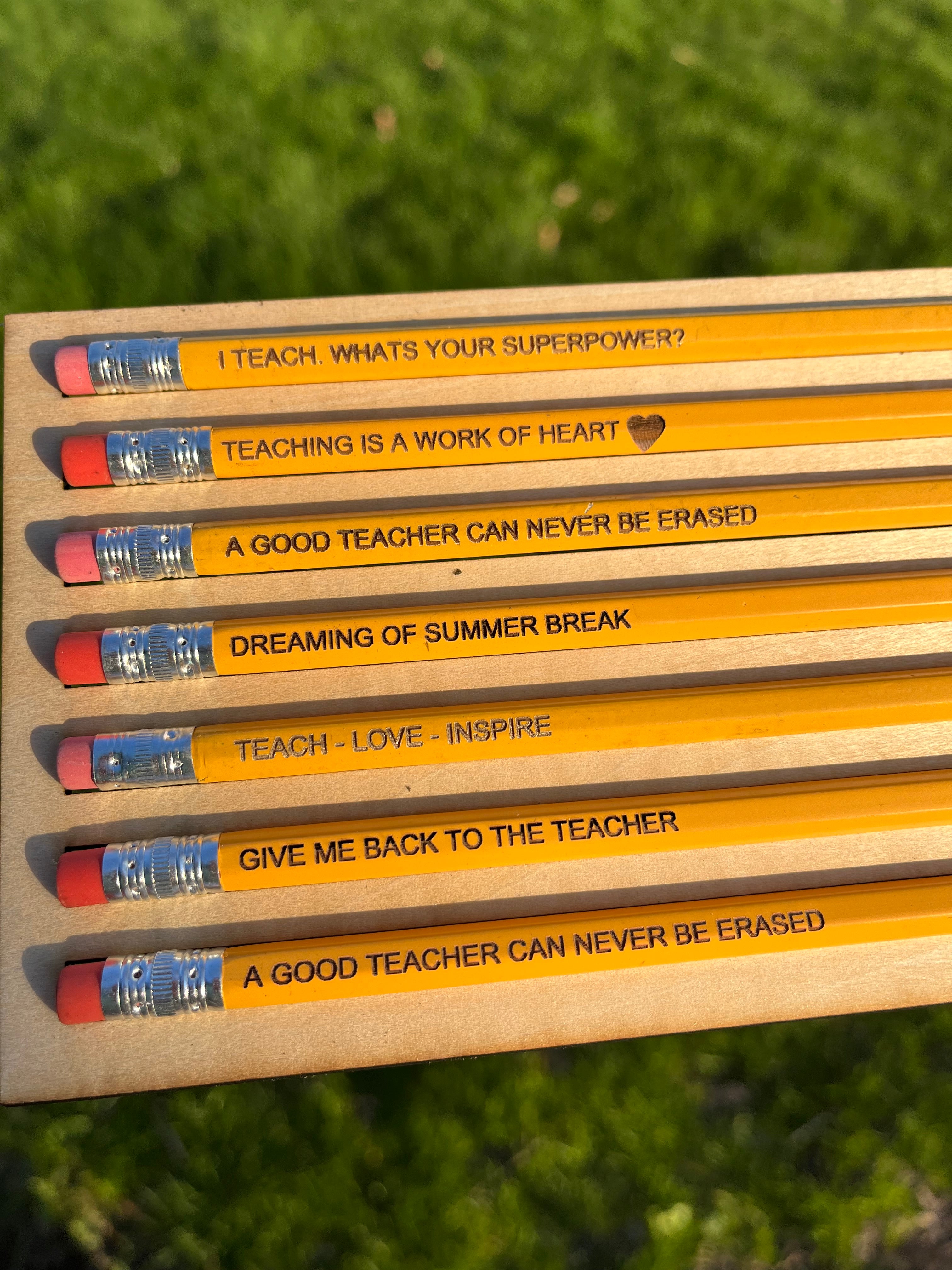 Custom Engraved #2 Pencils