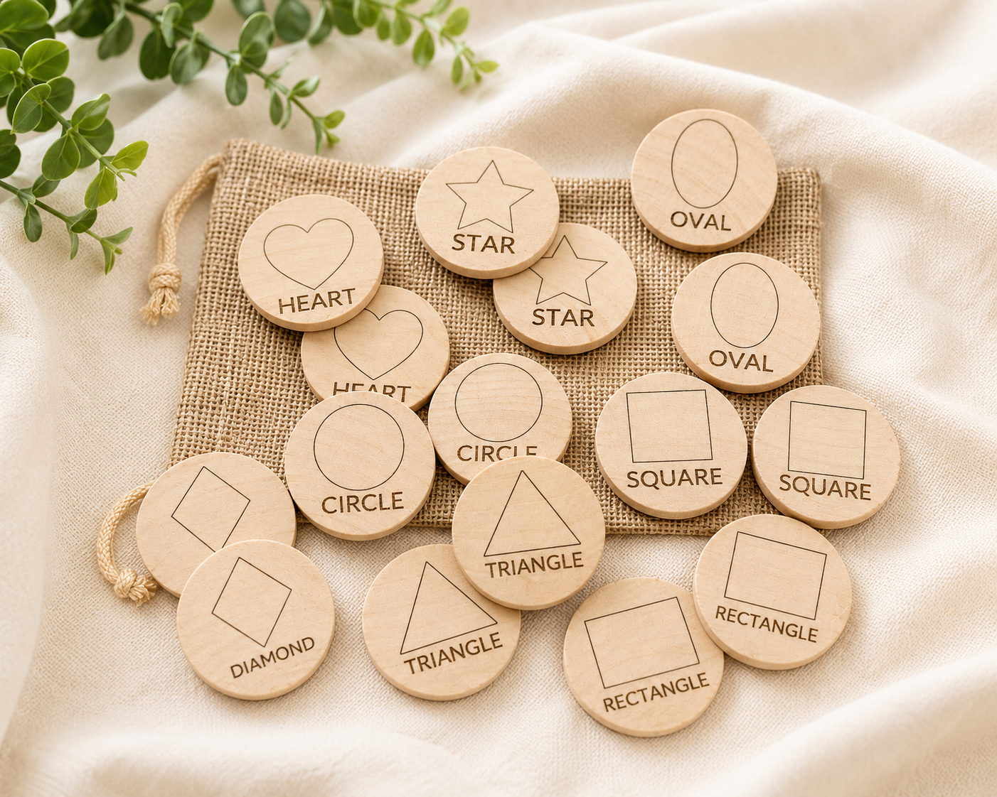 Kids Wooden Matching Game Set – Educational Montessori Toy for Toddlers and Preschoolers