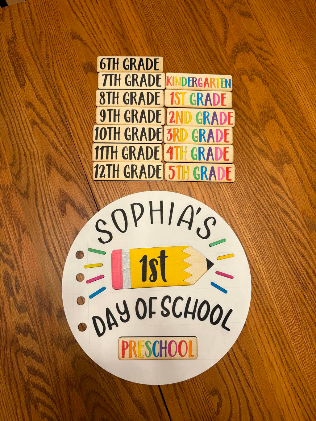 First Day of School Sign