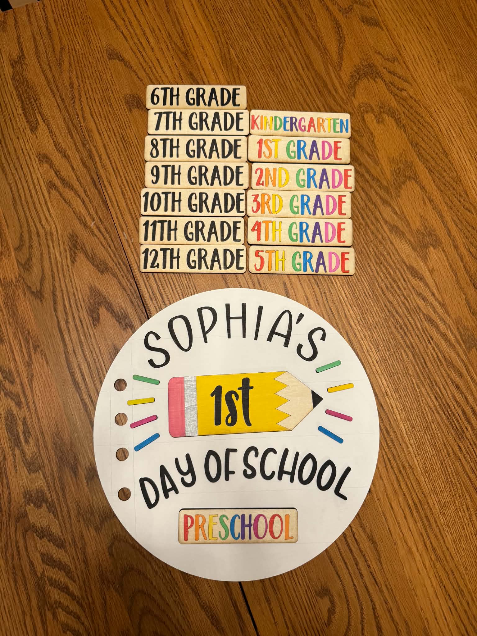 First Day of School Sign