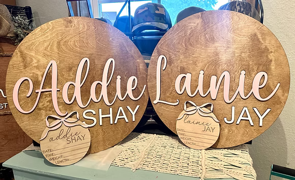 Custom Baby Name Nursery Decor