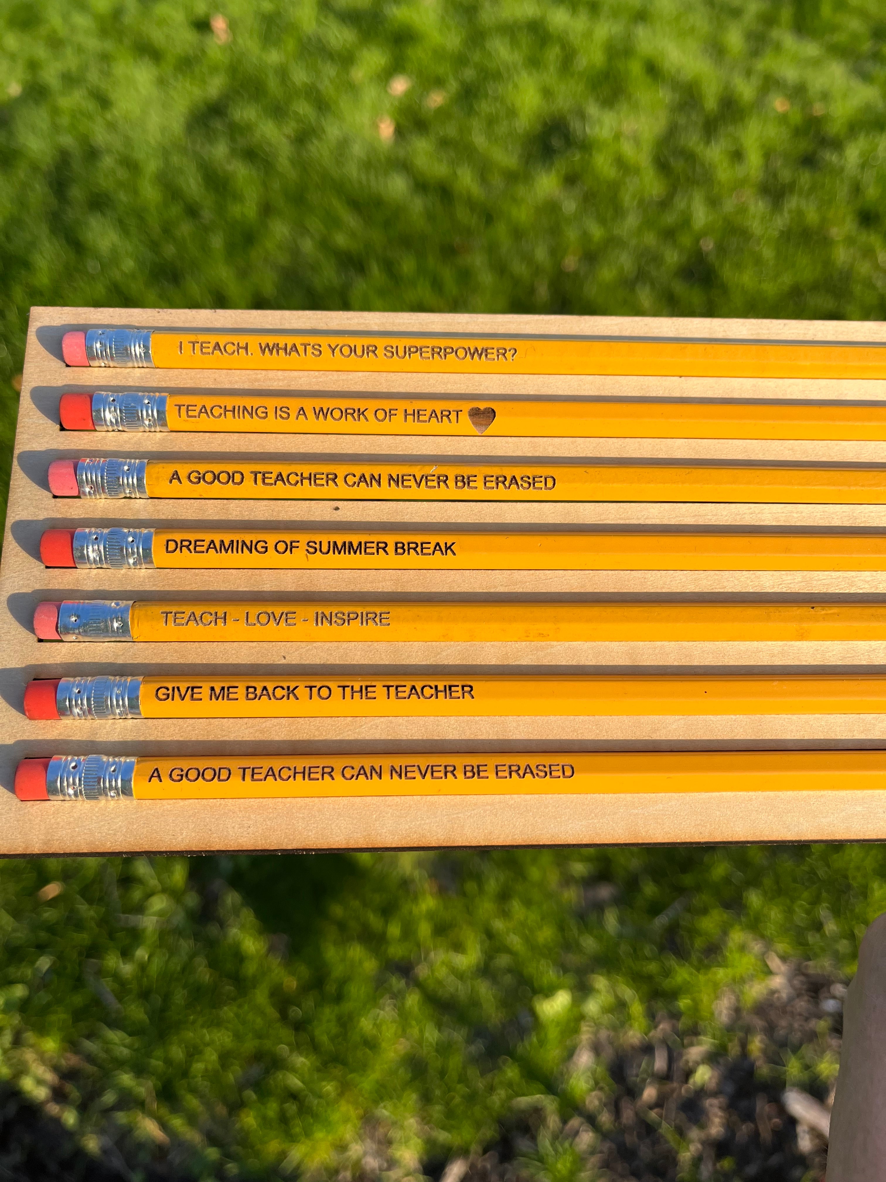 Custom Engraved #2 Pencils