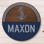 Nautical Nursery Name Sign