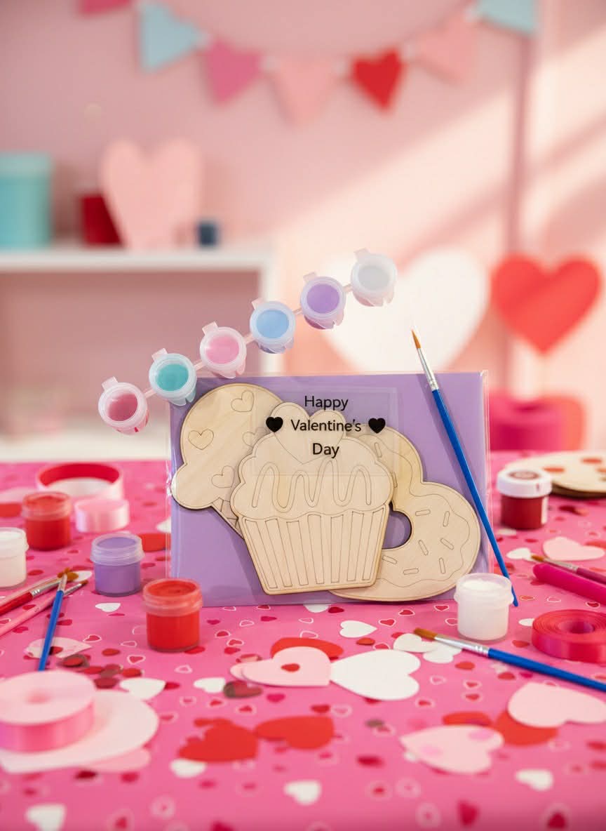 Valentine’s Day Wooden Paint Craft Kit