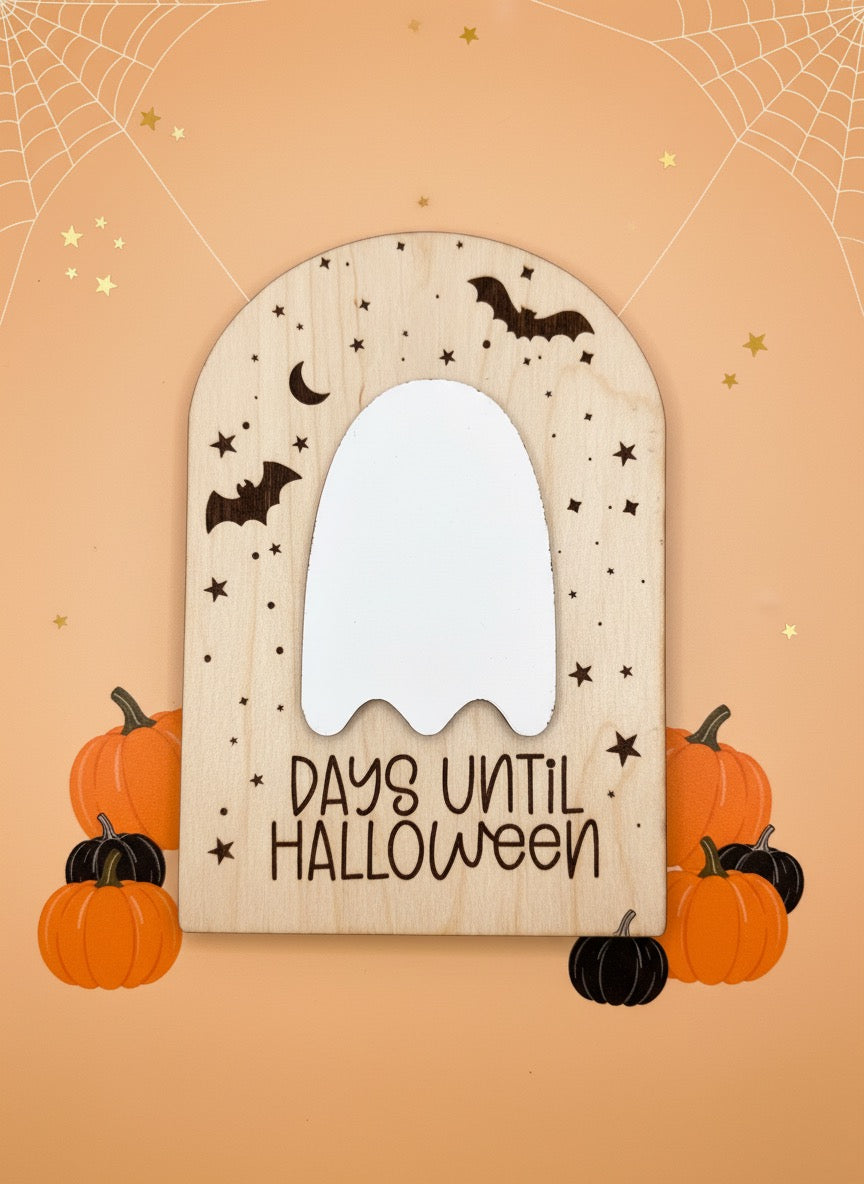 Halloween Countdown Sign