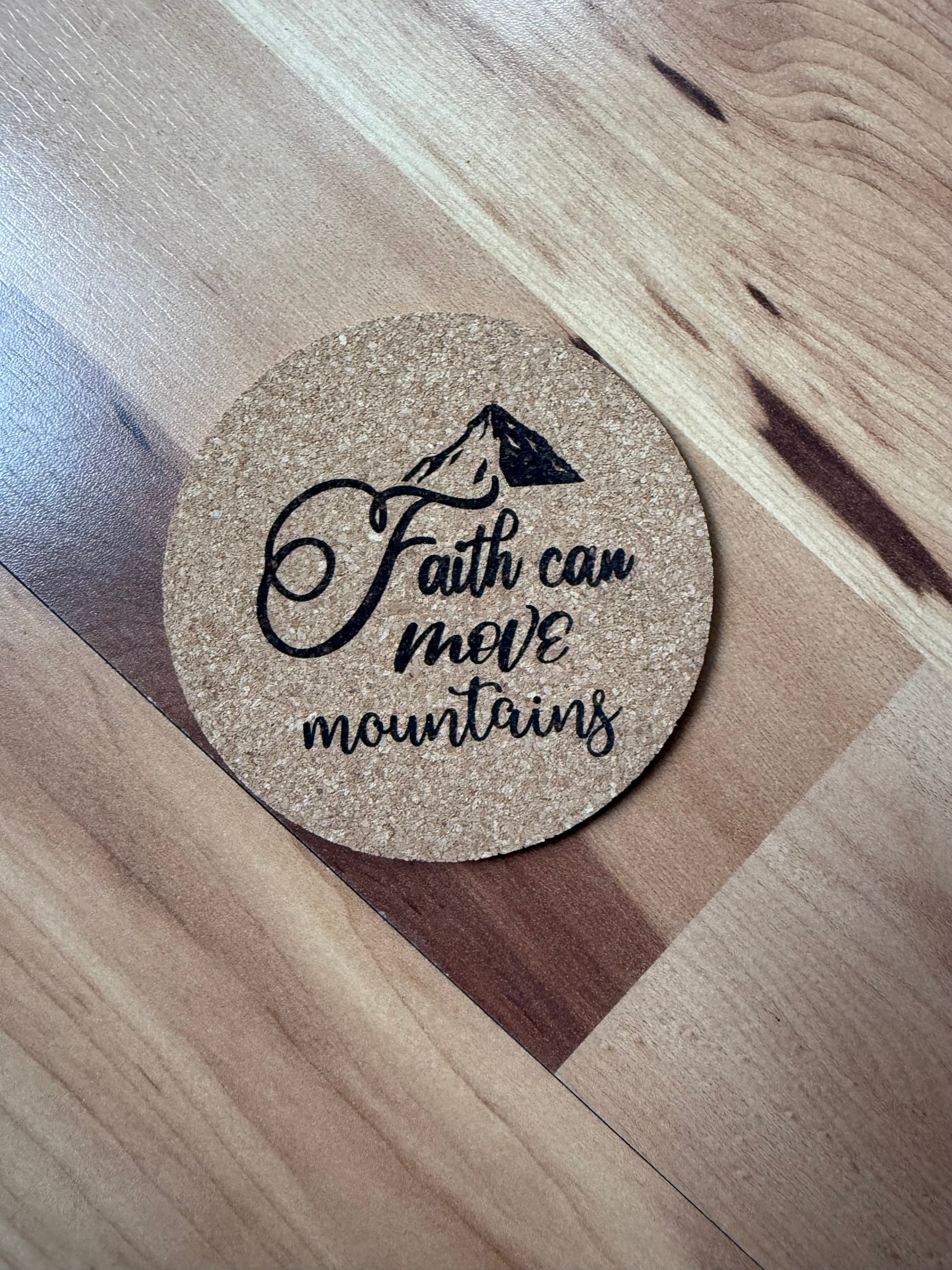 Faith Engraved Coasters