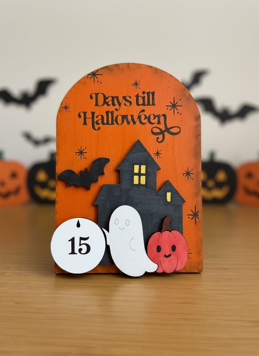Halloween Countdown Sign