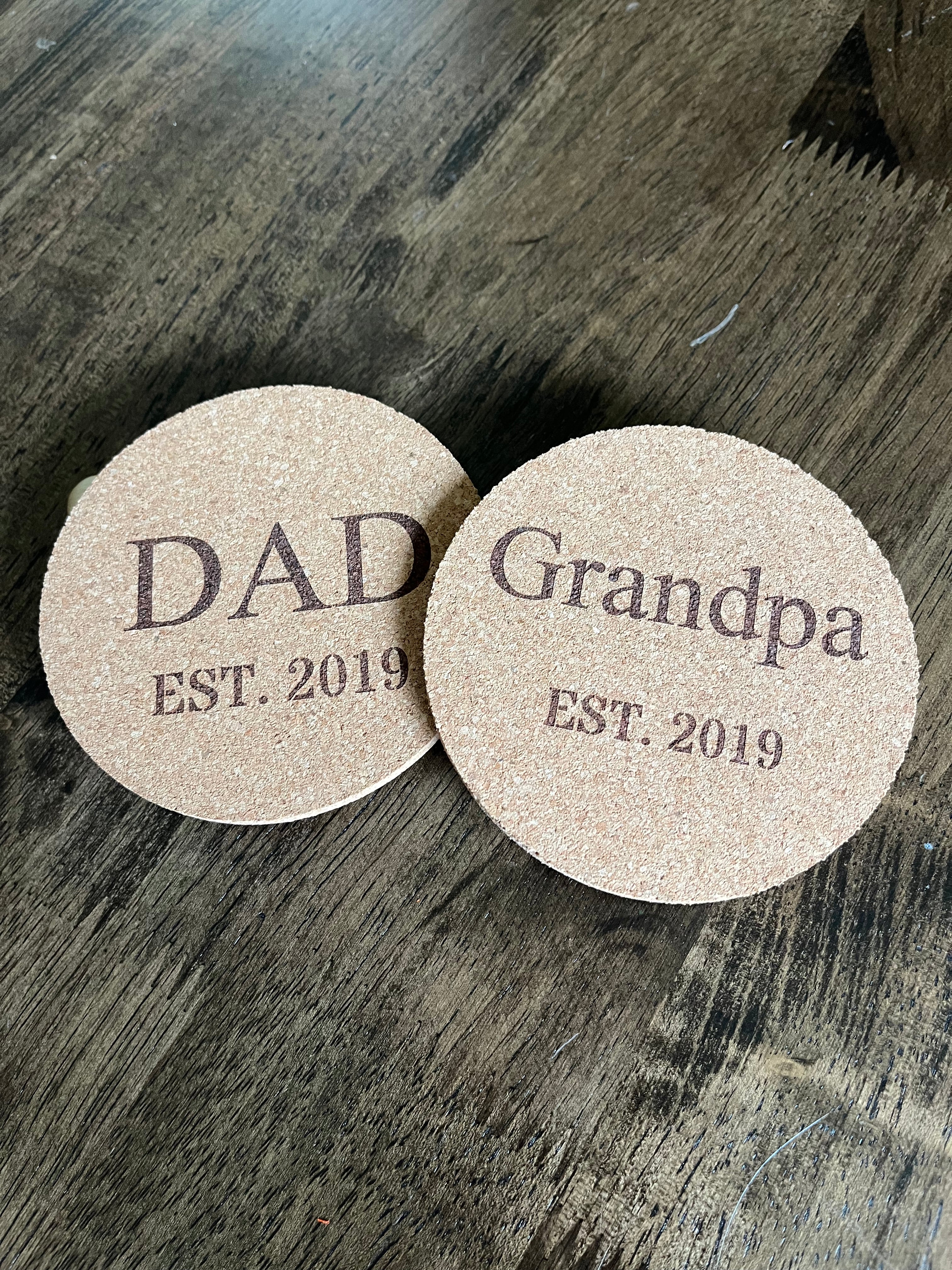 Custom Cork Coasters
