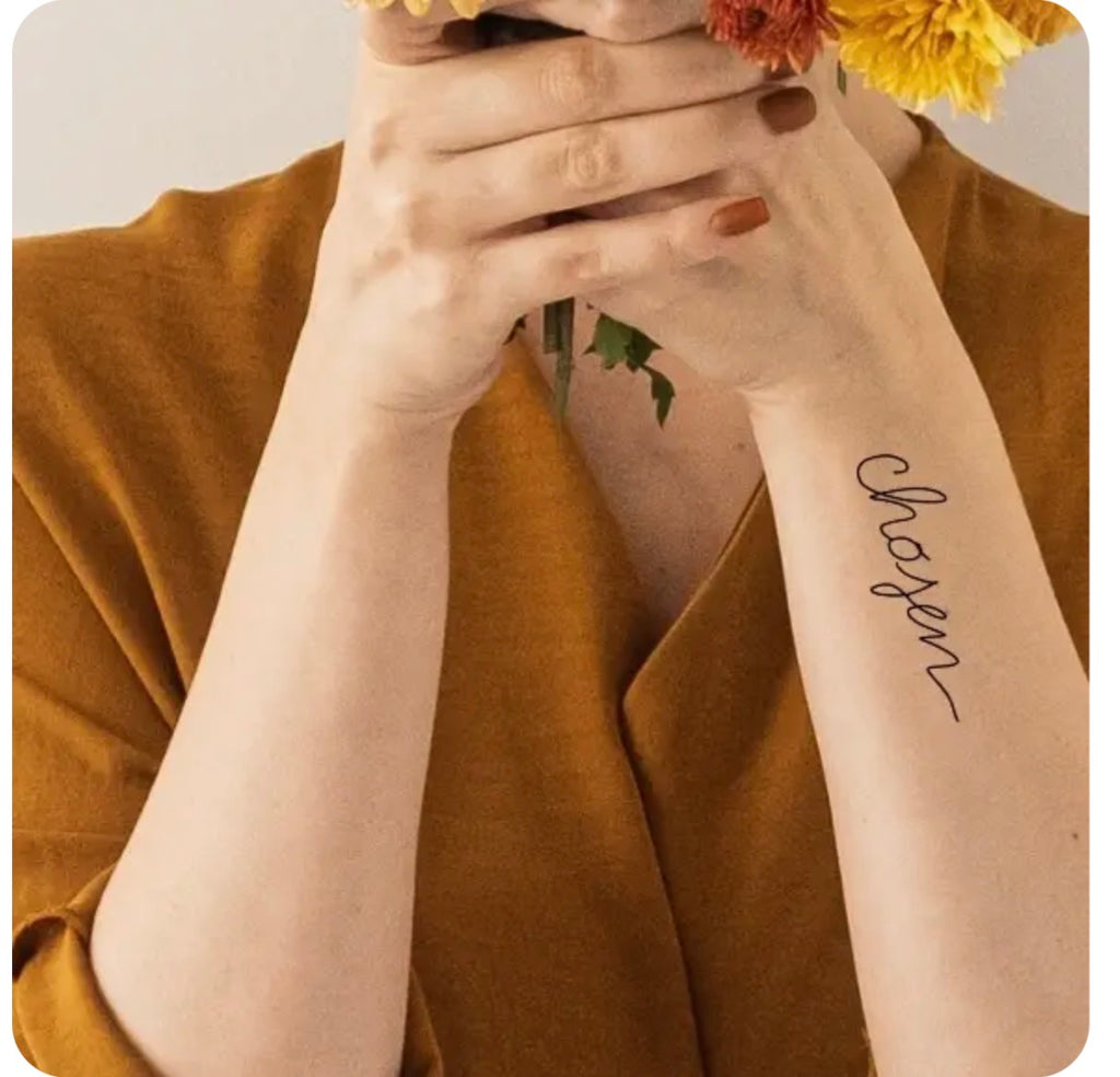 Words for a Season, Temporary Tattoos ￼