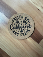 Coffee Themed Engraved Coasters