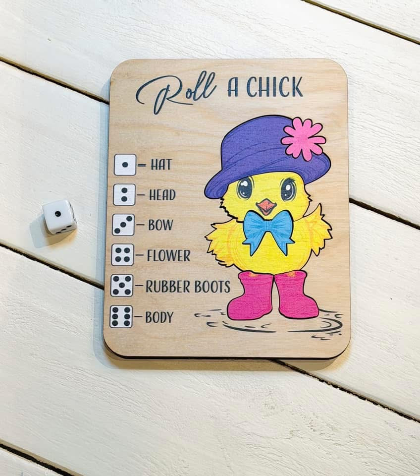 Roll A Chick Dice Game