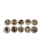 Kids Wooden Matching Game Set – Educational Montessori Toy for Toddlers and Preschoolers