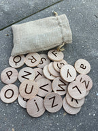 Kids Wooden Alphabet Game Set – Uppercase & Lowercase Letter Matching Toy for Early Learning (Ages 2-6)