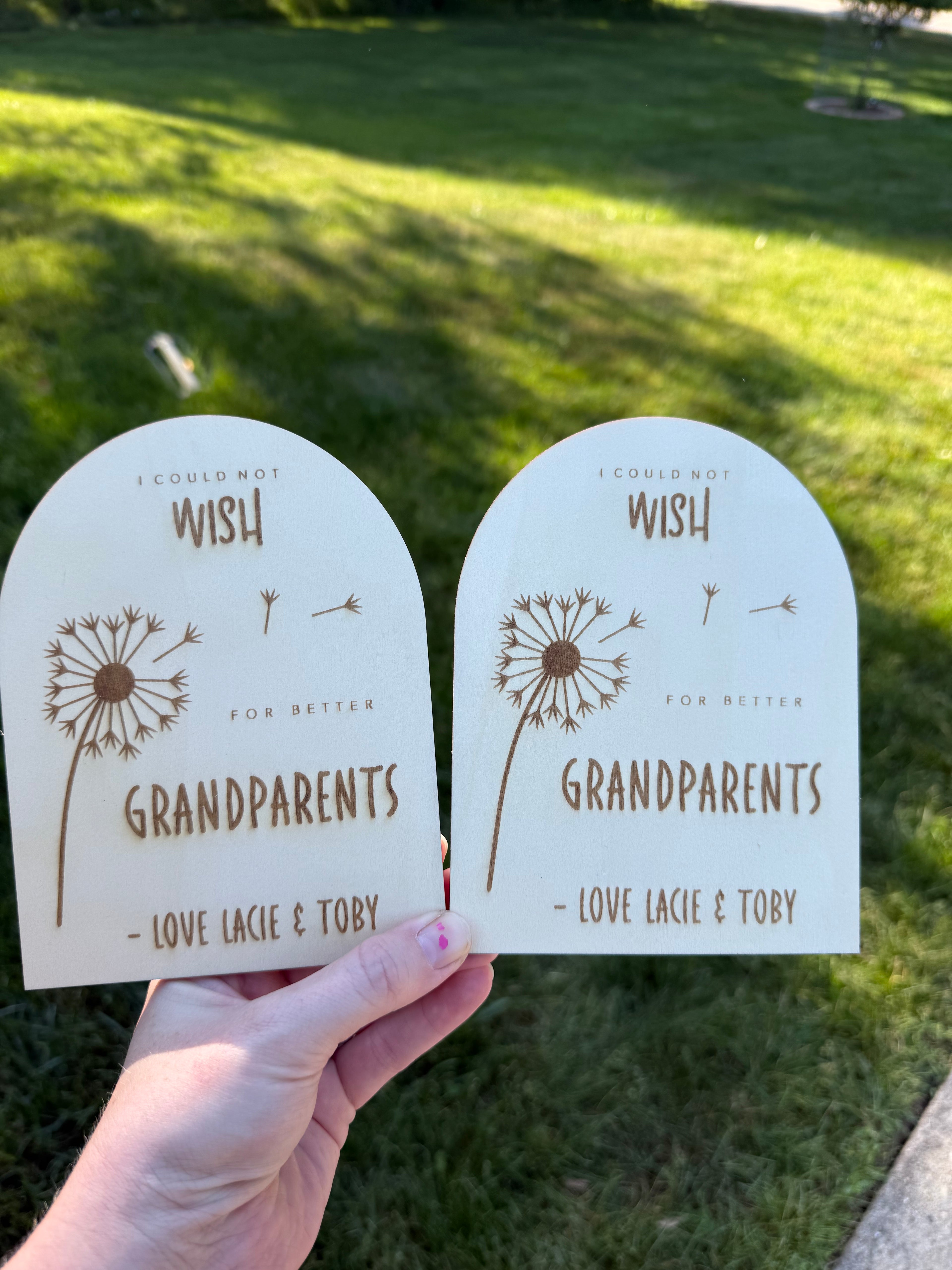 “I Could Not Wish for a Better Daddy” Keepsake 🌼💗