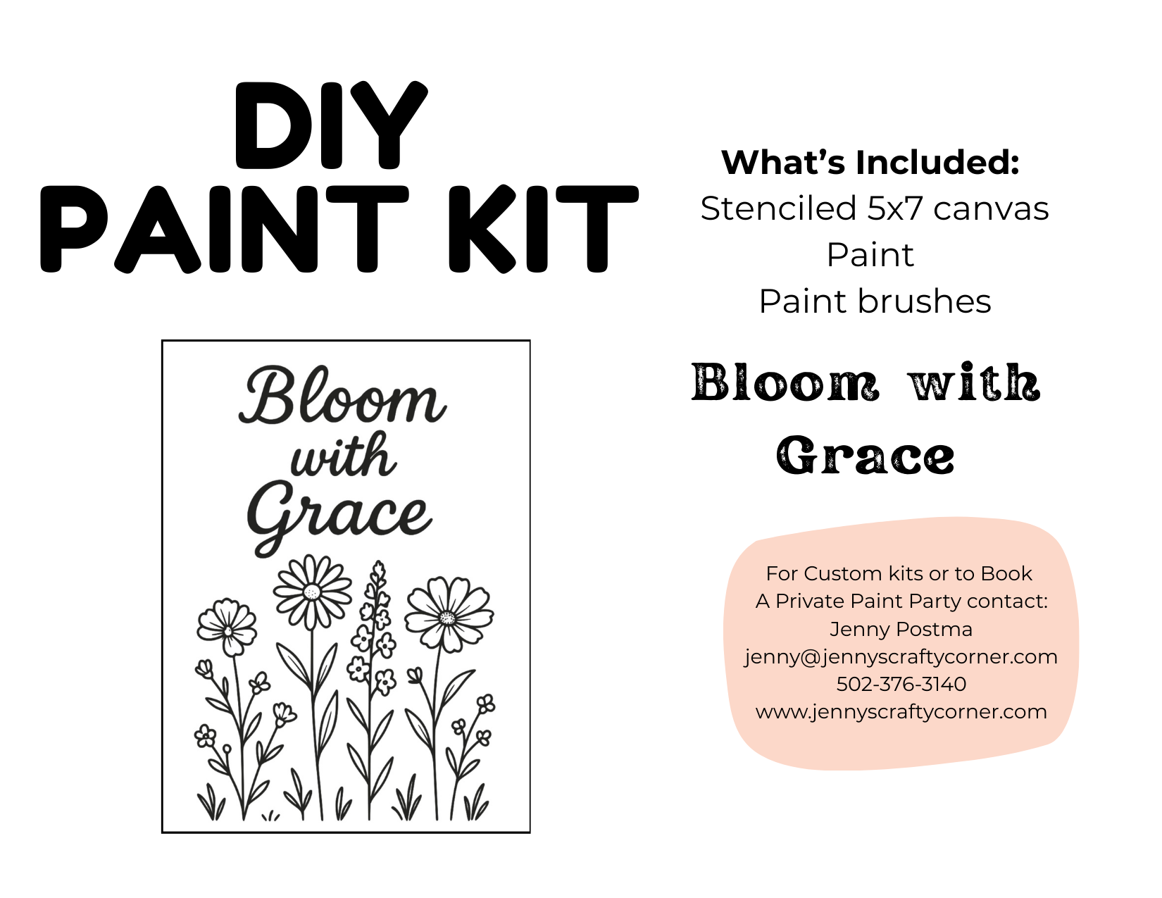 5x7 Canvas Board Art Kit