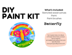 Butterfly Wooden Canvas Art Kit