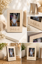 Personalized Polaroid Wood Photo Frames