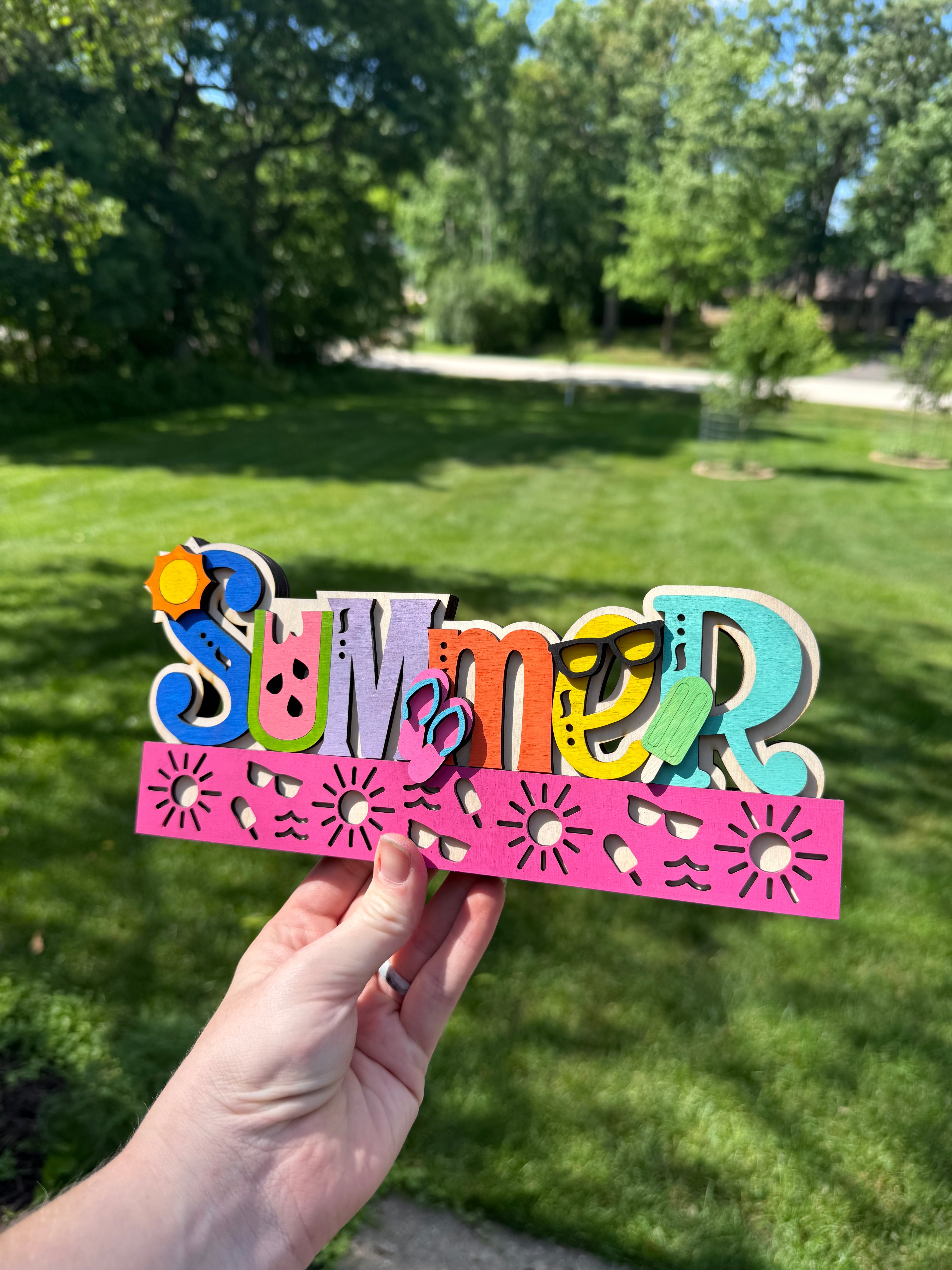 Summer Shelf Sitter Craft Kit ☀️🍉🩴