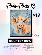 Country Cow Art Kit