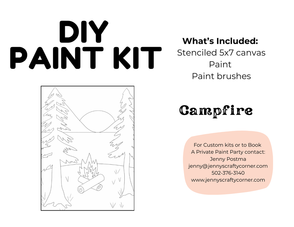 5x7 Canvas Board Art Kit