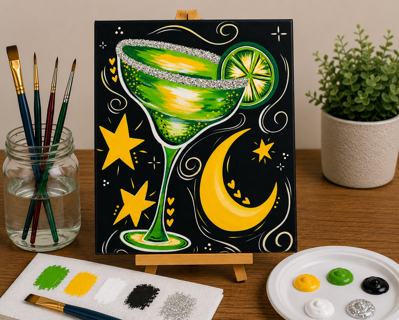 Magical Margarita Canvas Art Kit