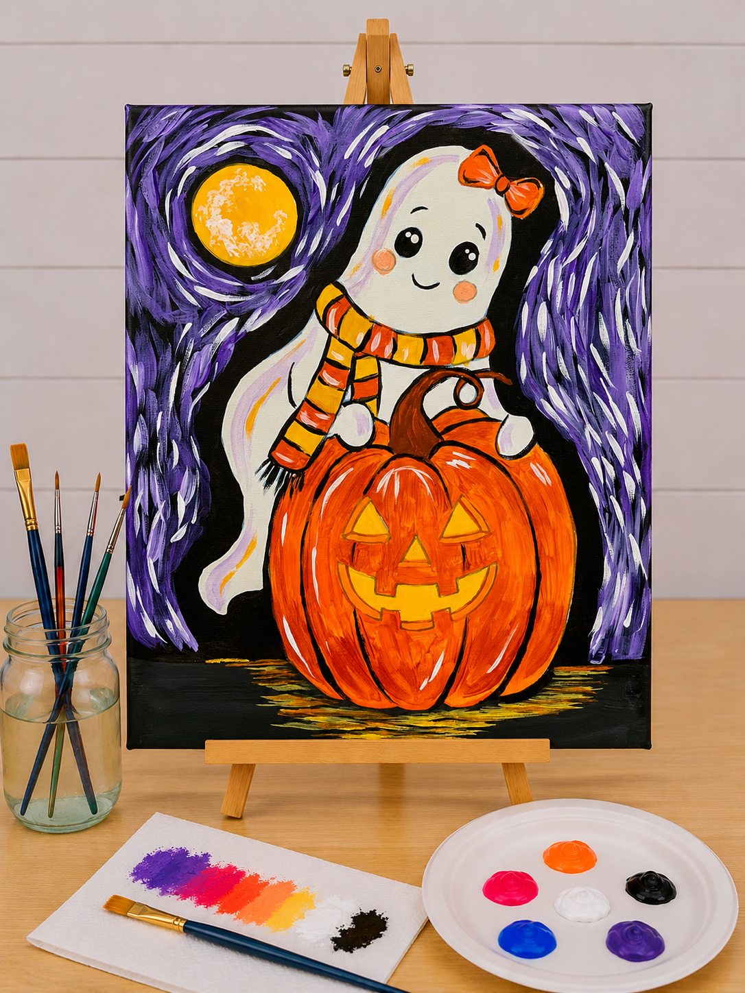 Darla Boo Canvas Art Kit