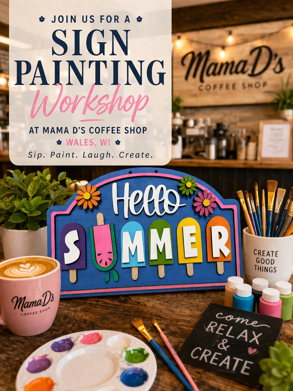 MAMA D'S COFFEE PAINTING PARTY