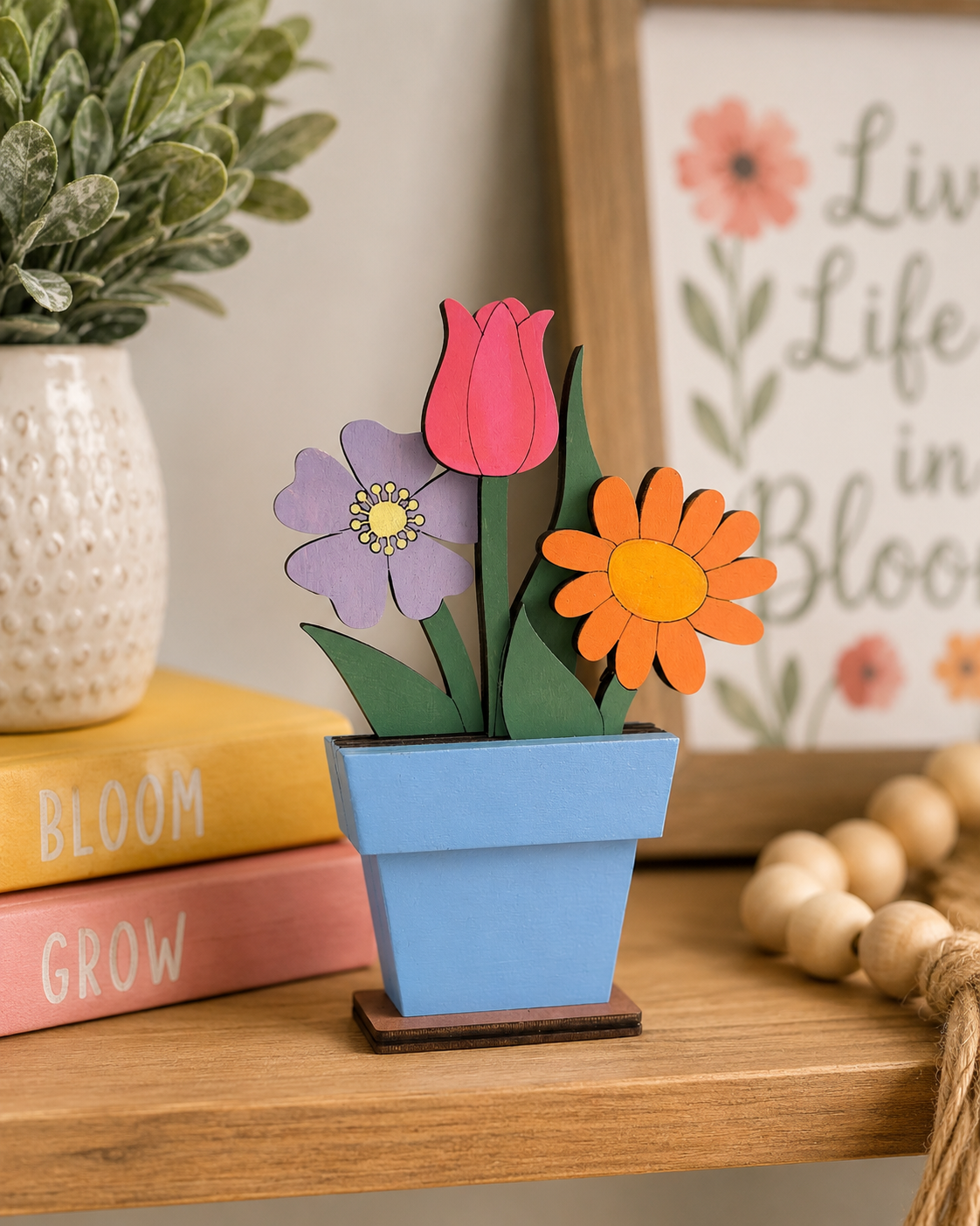 Build Your Own Flower Pot Pop Out Kit