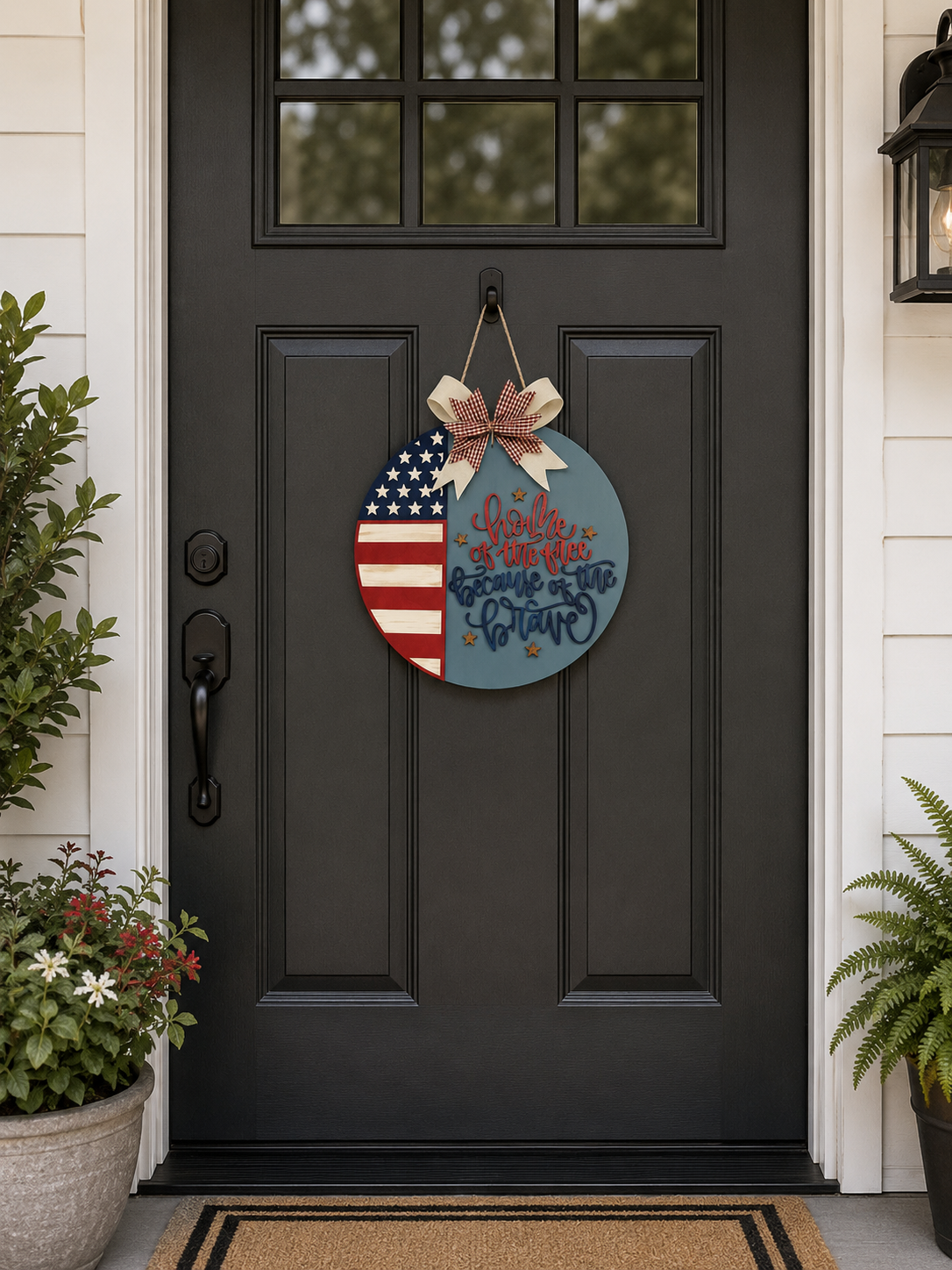 HOME OF THE FREE DOOR HANGER KIT