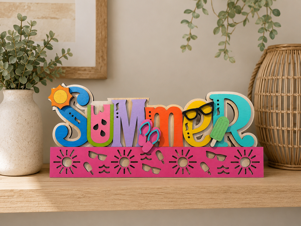 Summer Shelf Sitter Craft Kit ☀️🍉🩴