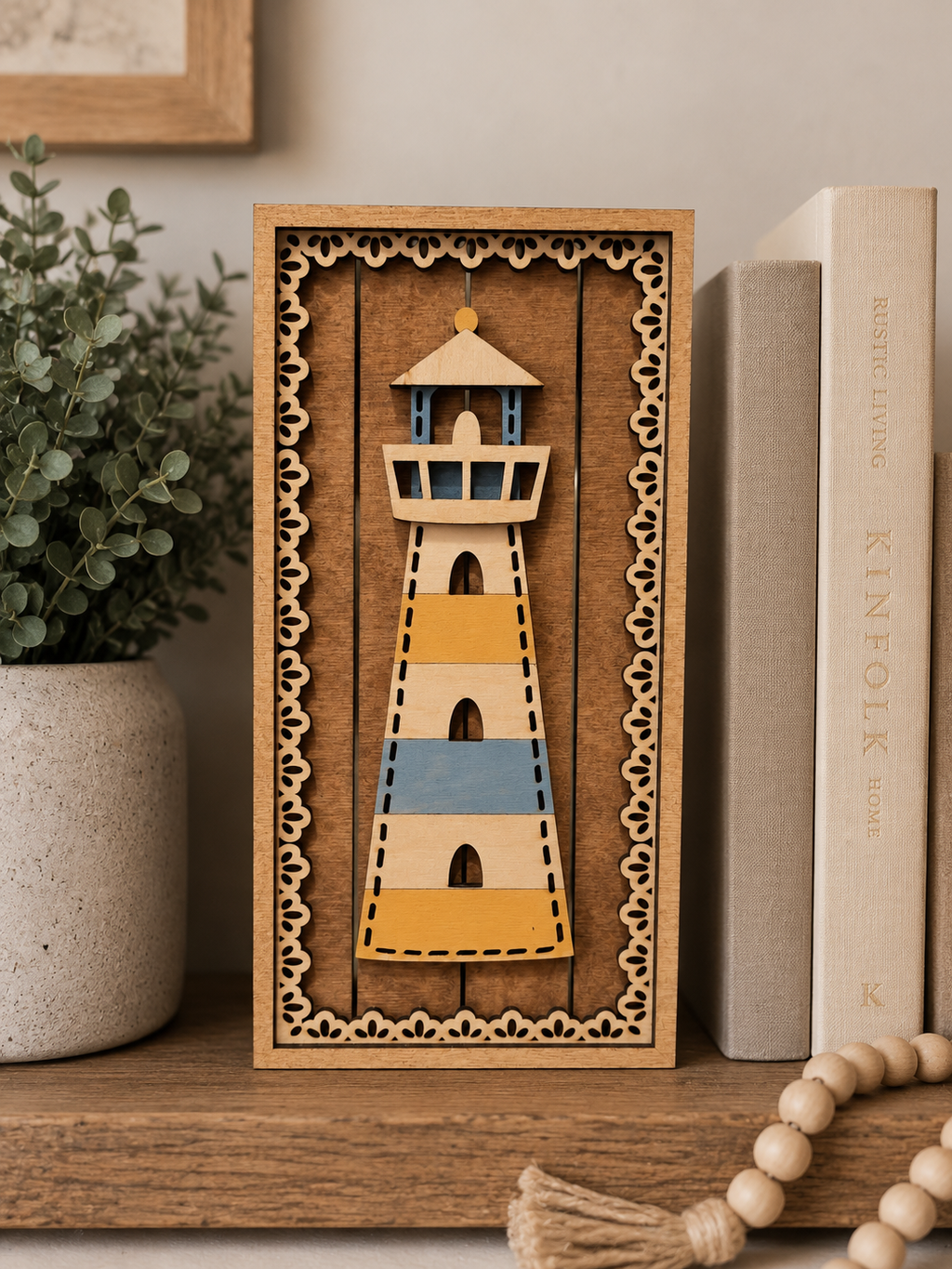 Lighthouse Shelf Sitter Craft Kit ⚓️🌊