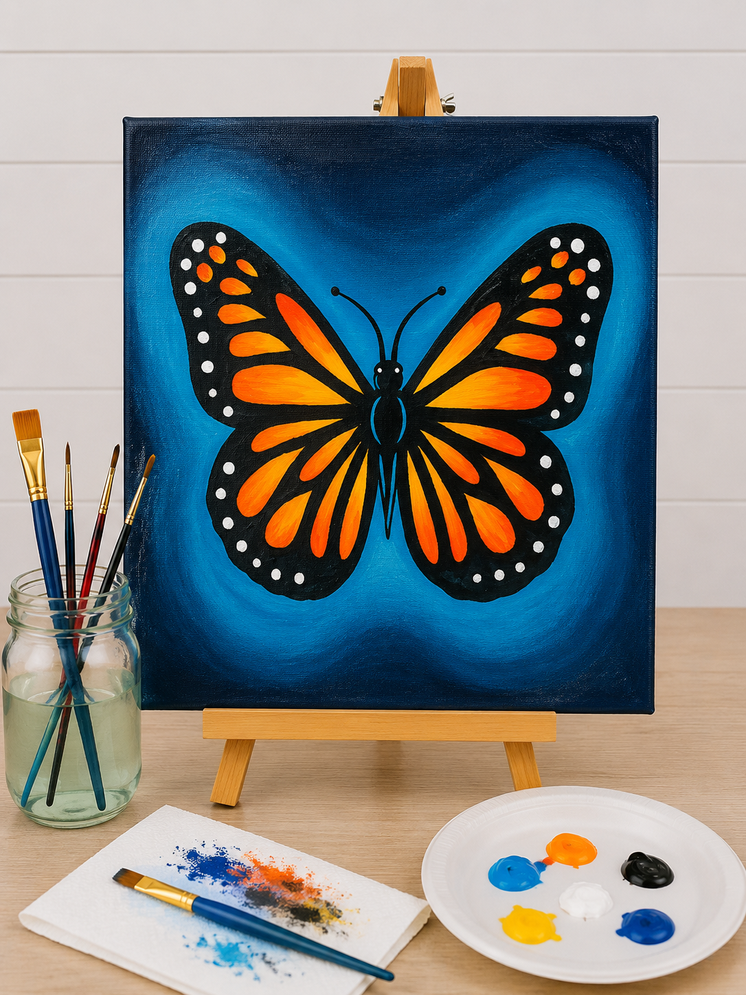 Midnight Monarch Art Kit