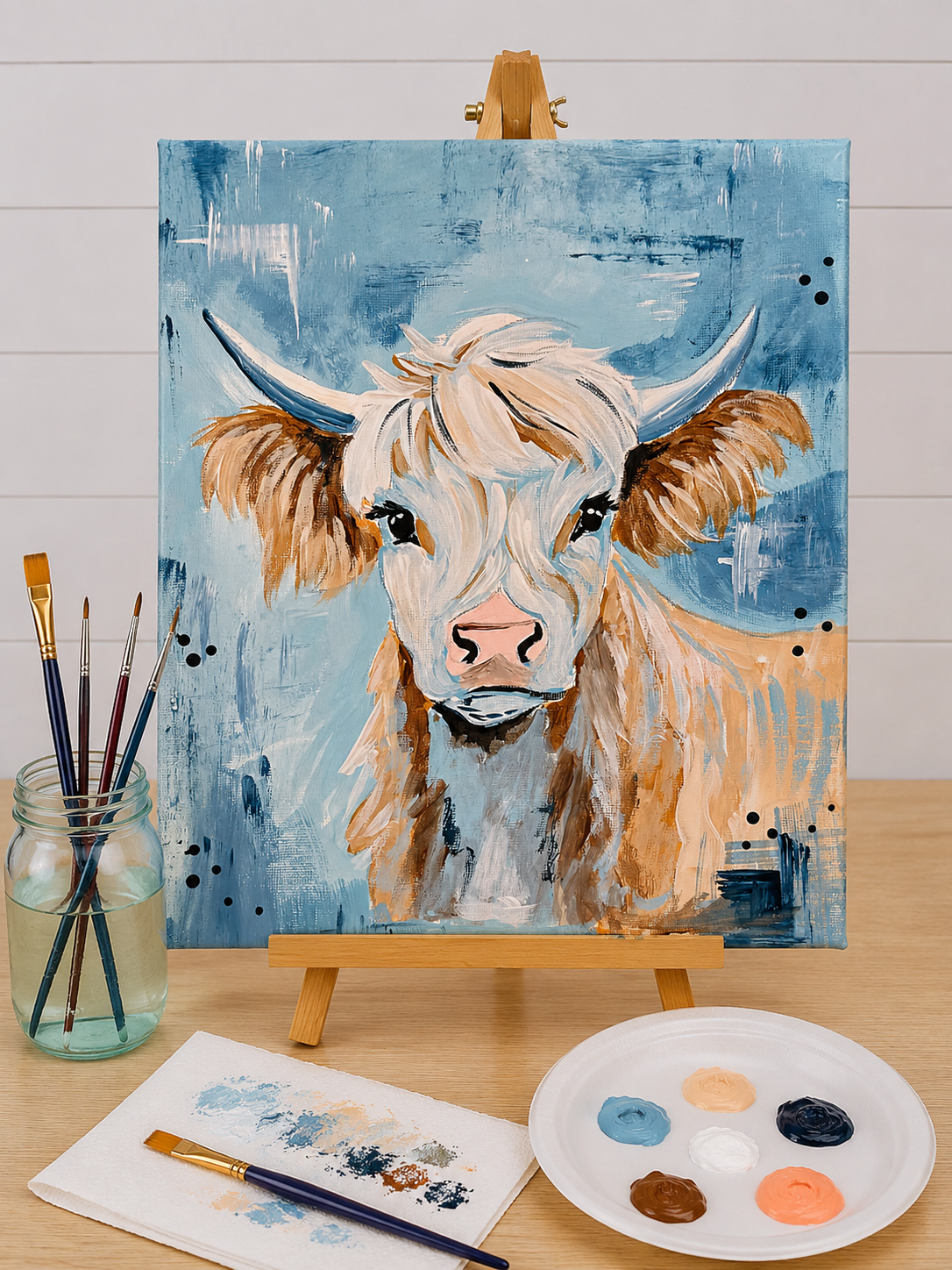Country Cow Art Kit