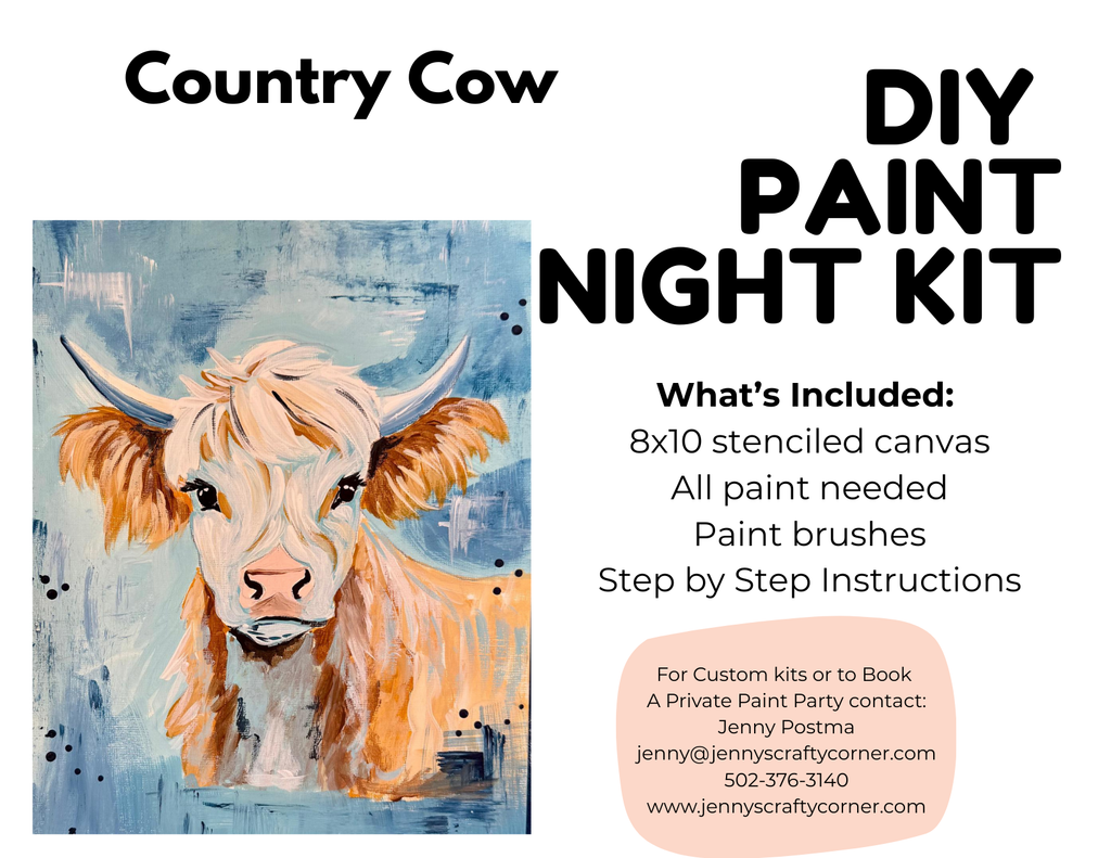 Country Cow Art Kit