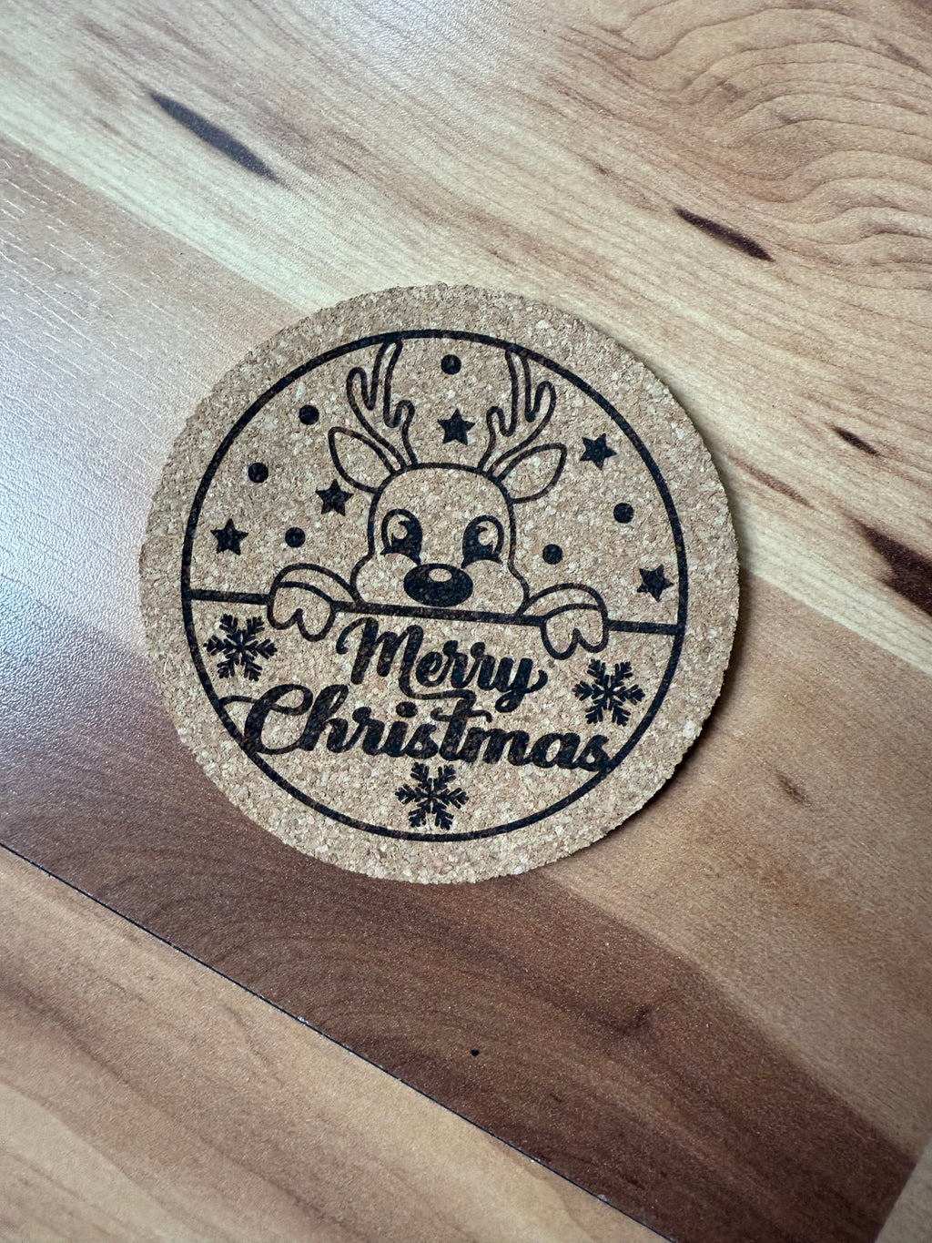 Christmas Themed Engraved Coasters