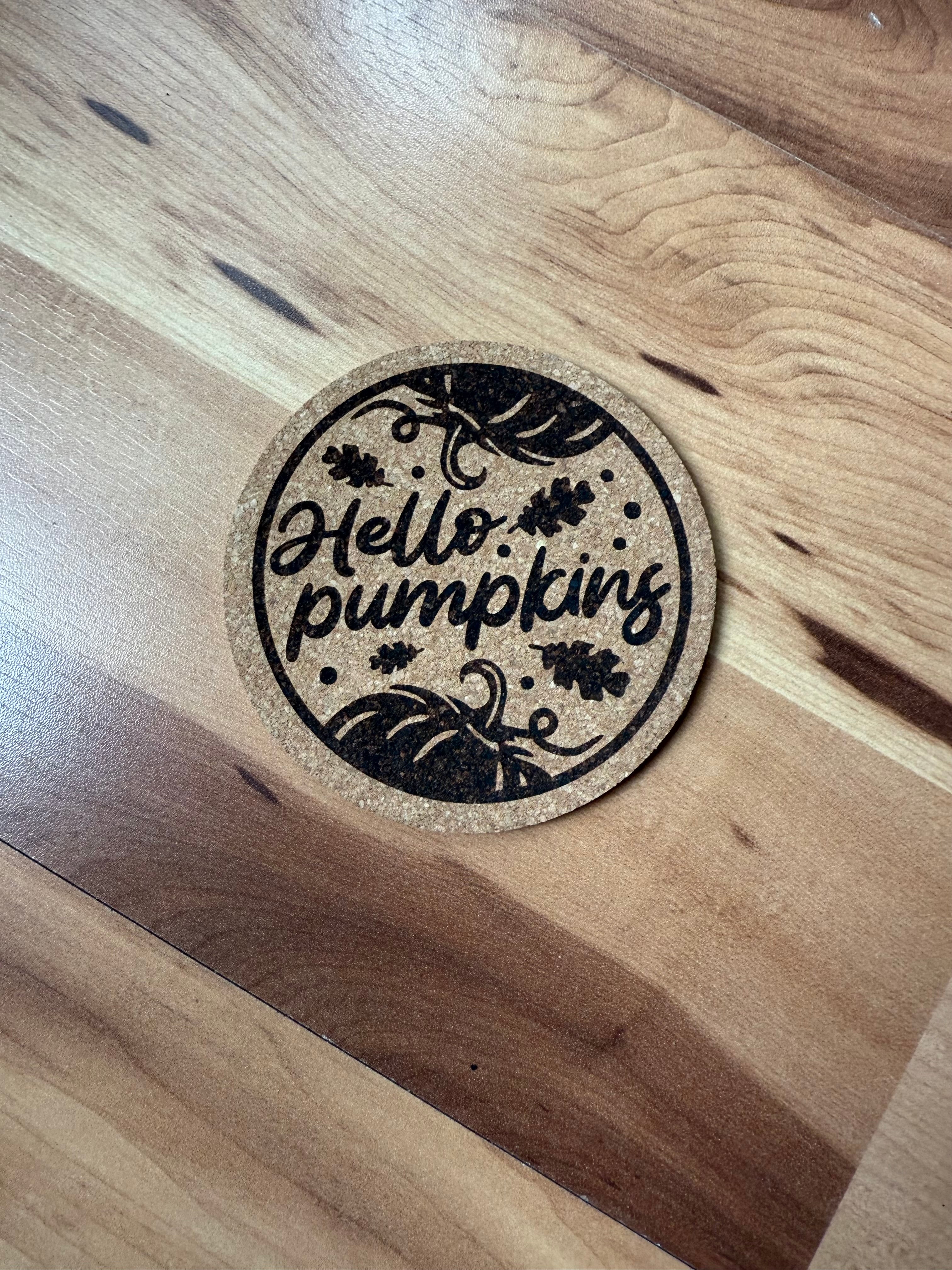 Fall Themed Engraved Coasters