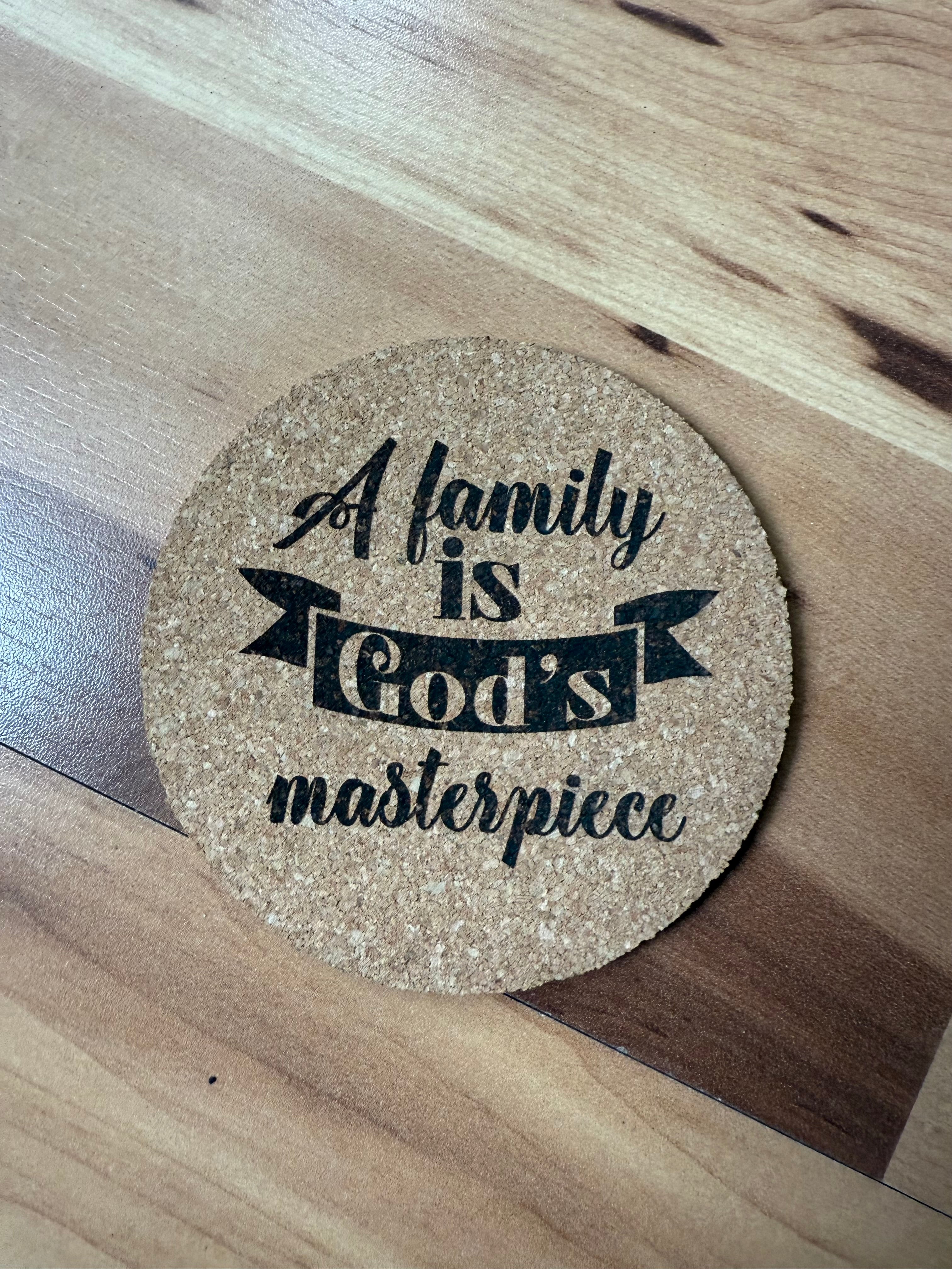 Faith Engraved Coasters