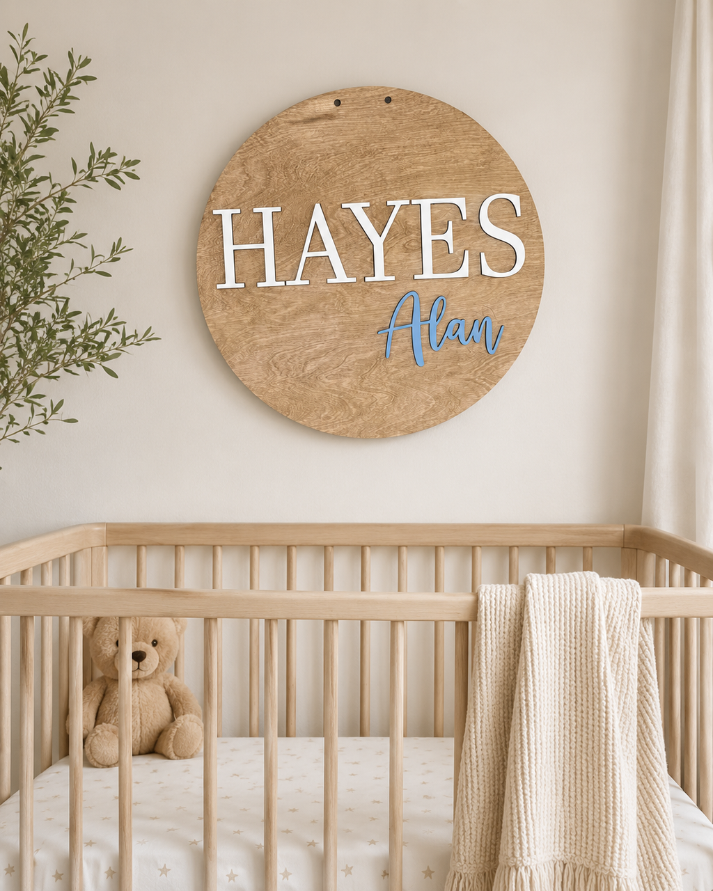 Custom Baby Name Nursery Decor